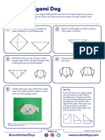 Origami Activity Sheet