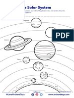 The Solar System Activity Sheet 260121