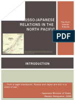 Russo-Japanese Relations in The North Pacific: The Kuril Islands Dispute / Presentation