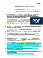 B1 All Tenses T014: Complete The Sentences Using The Correct Form of The Verb in Brackets