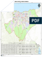 Mapa Politico Administrativo Distrital de Managua
