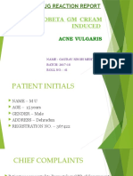 Clobeta GM Cream Induced: Adverse Drug Reaction Report