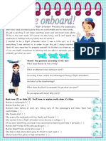 Welcome Onboard Reading Comprehension Grammar the Grammar Drills Reading Comprehension Exercises 3408