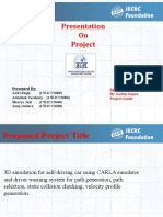 Presentation On Project: Presented by