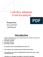 Cash Flow Statement: A Tool Kit Analysis: Prepared by