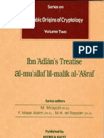 Arabic Origins of Cryptology Vol. 2