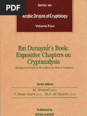 Arabic Origins Of Cryptolog Vol 4 Pdf Cipher Cryptanalysis
