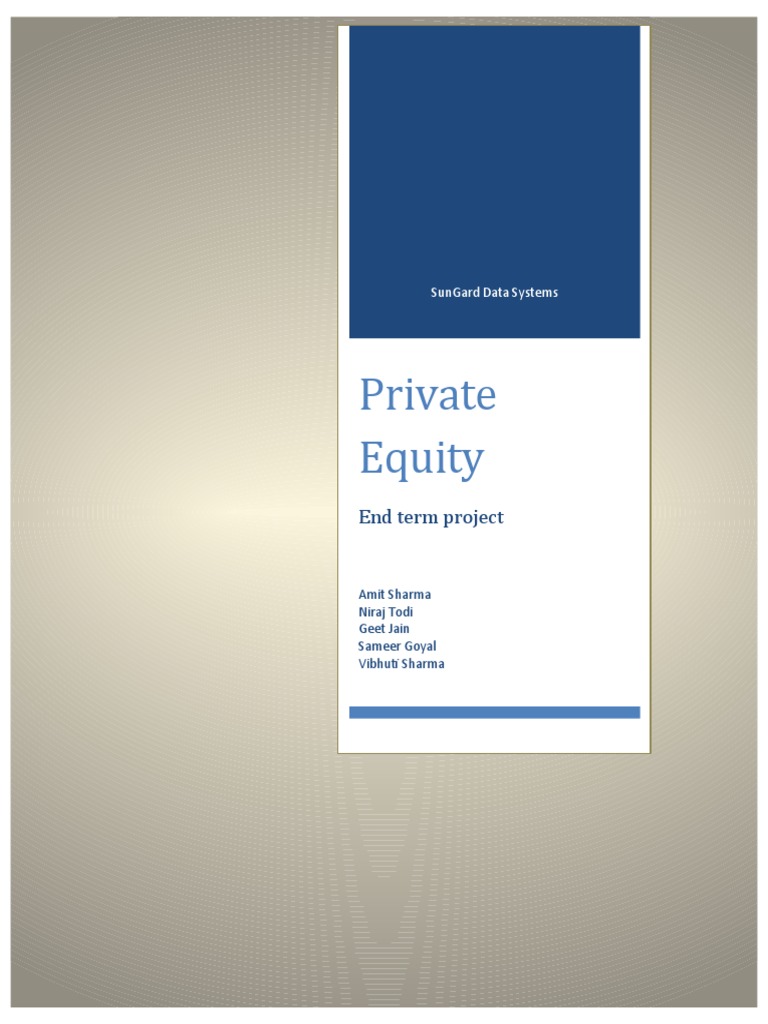 SunGard Data Systems PDF Business Leveraged Buyout