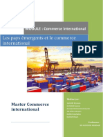 Les pays émergents et le commerce international