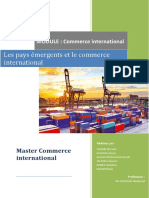 Les Pays Émergents Et Le Commerce International