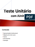 Teste Unitário com JUnit