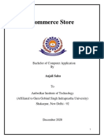 Ecommerce Store: Bachelor of Computer Application by
