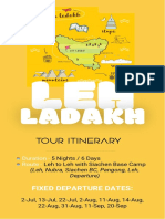 Leh Itinerary 5N6D