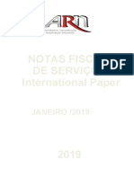 Capa Nota Fiscal de Serviço