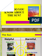 What Do You Know About The Sun?: Sunwise