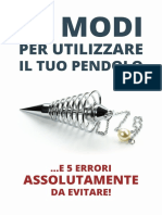 27 Modi Per Utilizzare Il Tuo Pendolo e 5 Errori Assolutamente Da Evitare