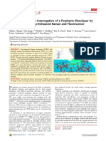 Molecular-Resolution Interrogation of A Porphyrin Monolayer by Ultrahigh Vacuum Tip-Enhanced Raman and Fluorescence Spectros