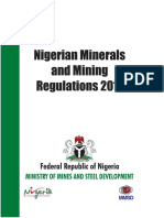 Nigerian Minerals and Mining Regulations 2011