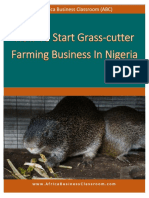 Grasscutter Farming in Nigeria