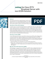 Integrating: The Cisco IP/TV Broadcast Server With The Cisco ECDN Solution