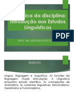 Introdução aos Estudos Linguísticos