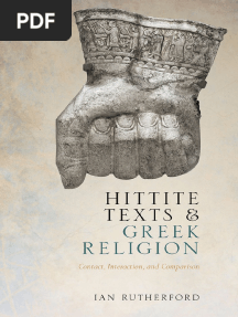 Hittite Texts and Greek Religion