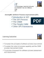 Introduction To SPI The SPI Process The CMMI The People CMM Other SPI Frameworks