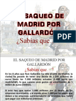 El Saqueo de Madrid