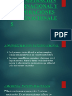 Administracion Internacional y Corporaciones Multinacionales