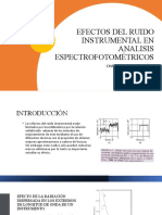 Efectos Del Ruido Instrumental en Analisis Espectrofotométricos
