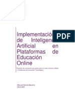 Implementación de Inteligencia Artificial en Plataformas de Educación Online