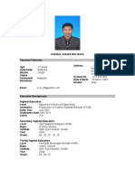 Khairul Anuar Bin Ishak Personal Particular:: 1E, LRG 1, Kampung Baloh, 06720 Pendang, Kedah Darul Aman.: 013-4391853