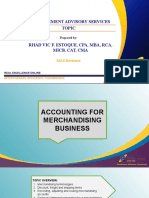 0 Accounting For Merchandising Business