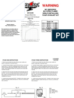 Warning: No Smoking! No Open Flame! While Installing Your Dynojet Kit