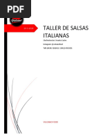 Taller de Salsas Italianas