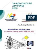 Efectos Biológicos de Las Radiaciones Ionizantes