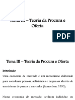 Tema III - Teoria de Procura e Oferta