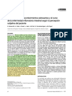 Relación Entre Los Acontecimientos Estresantes y El Curso de La ENFERMEDAD INFLAMATORIA INTESTINAL