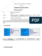 Año Del Bicentenario Del Perú - Informe N2 Práctica Pre Profesional 1ra Unidad