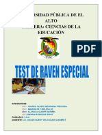 Informe Test de Raven