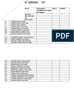 N°. Orden Apellidos Y Nombres de Estudiantes Apellidos Y Nombres de Padres de Familia Dni #Dfirma