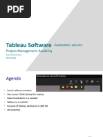 PM Academy - Tableau Awareness Session - 2021-07