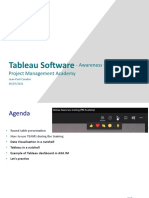 PM Academy - Tableau Awareness Session - 2021-07