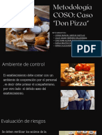 Metodología COSO Caso Don Pizza