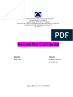 Activo No Corriente, (Activo Financiero)