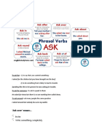 Phrasal Verbs - To Ask