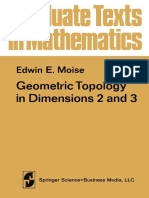 (Graduate Texts in Mathematics 47) Moise, Edwin E - Geometric Topology in Dimensions 2 and 3-Springer New York - Imprint - Springer (1977)