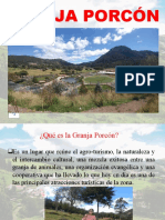 Granja Porcón: Agroturismo, naturaleza e intercambio cultural