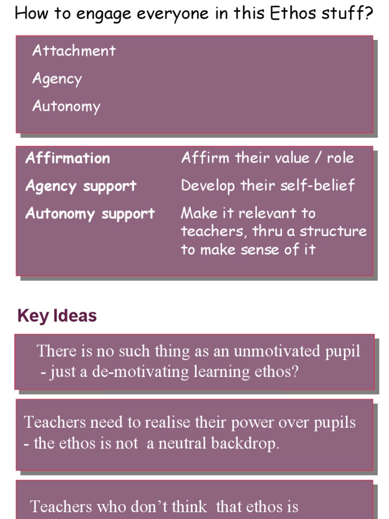 Engaging Students Through Classroom Ethos | PDF | Attachment Theory ...
