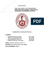 Clasificación Del Macizo Rocoso